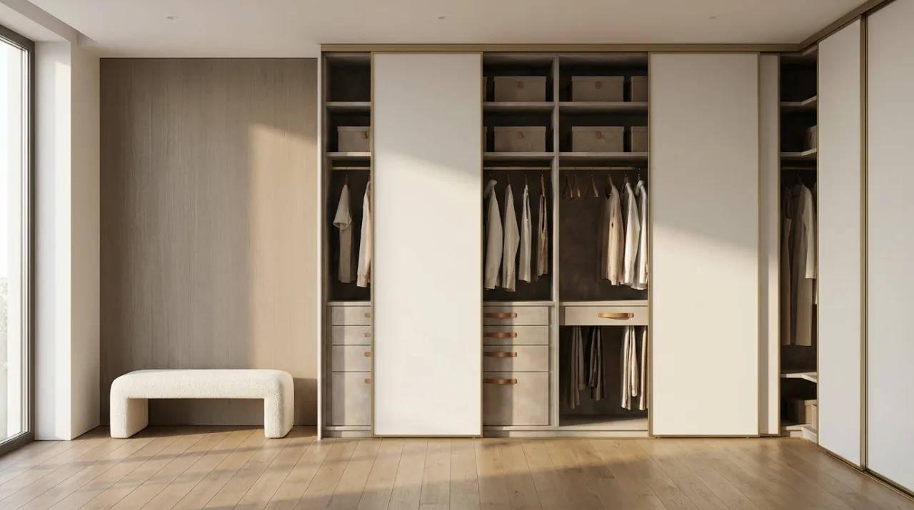 Vestidor a medida realizado por Osmosis Home en Tánger