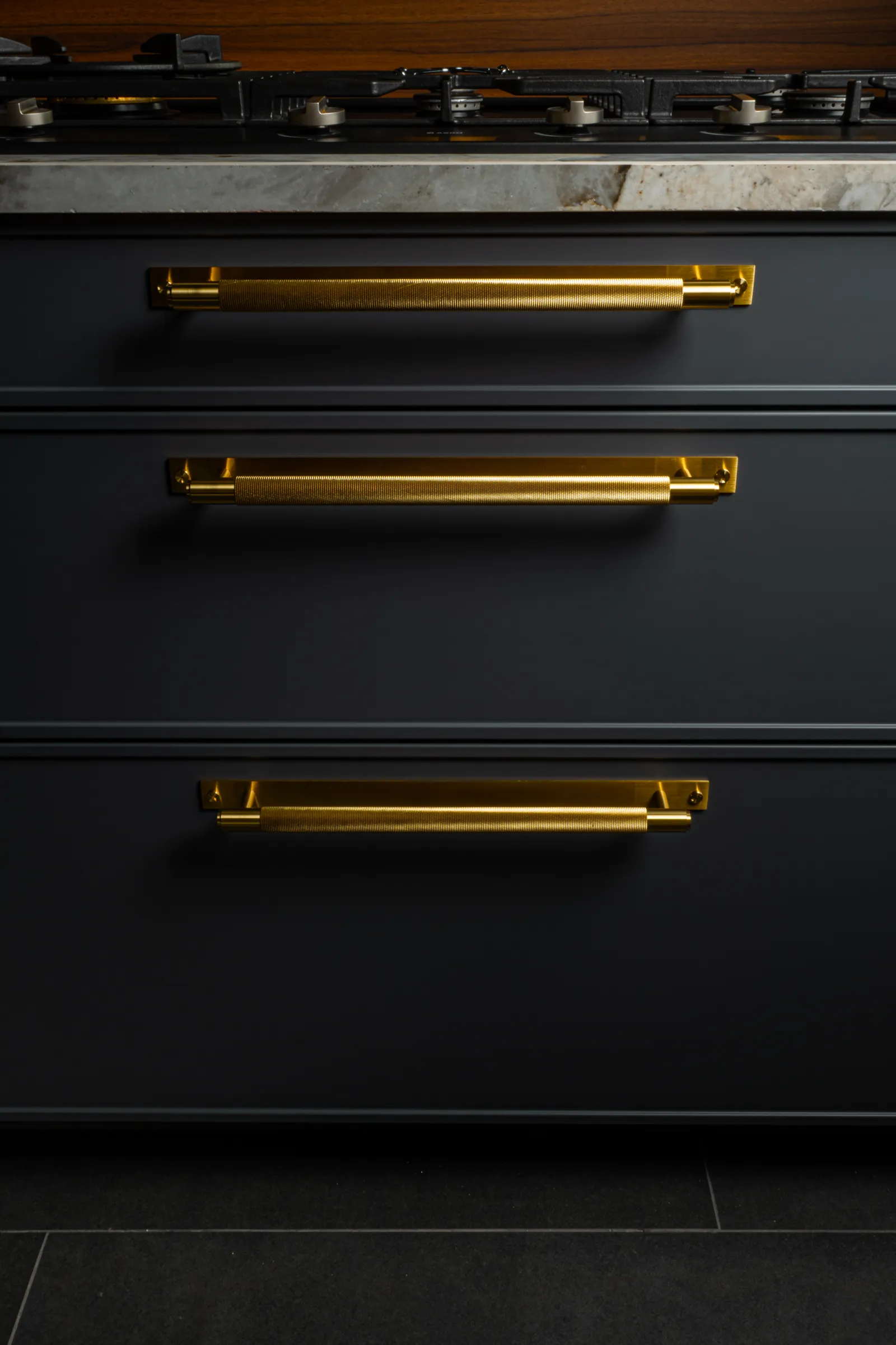 Cuisine équipée Velvet Green sur mesure — Osmosis Home Tanger