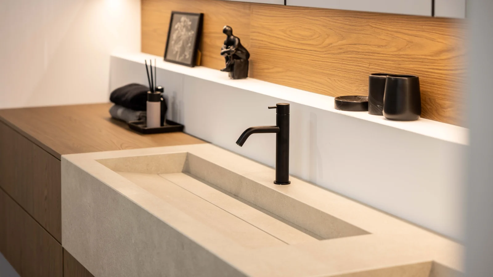 Matériaux et finitions haut de gamme pour salle de bain sur mesure — Osmosis Home